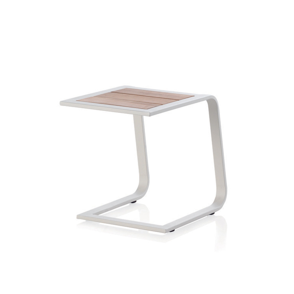 Table d'appoint Aluminium Blanc - ARRECIFE