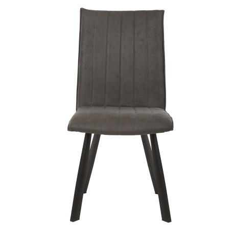 Duo de Chaises  Tissu Anthracite - WANDTE