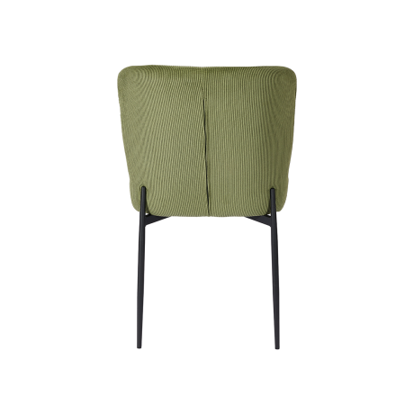 Duo de Chaises en Tissu Vert - WANDTE