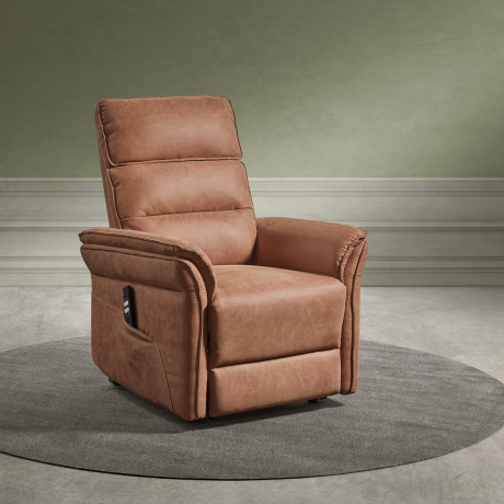 Fauteuil de relaxation Cognac - CANNET