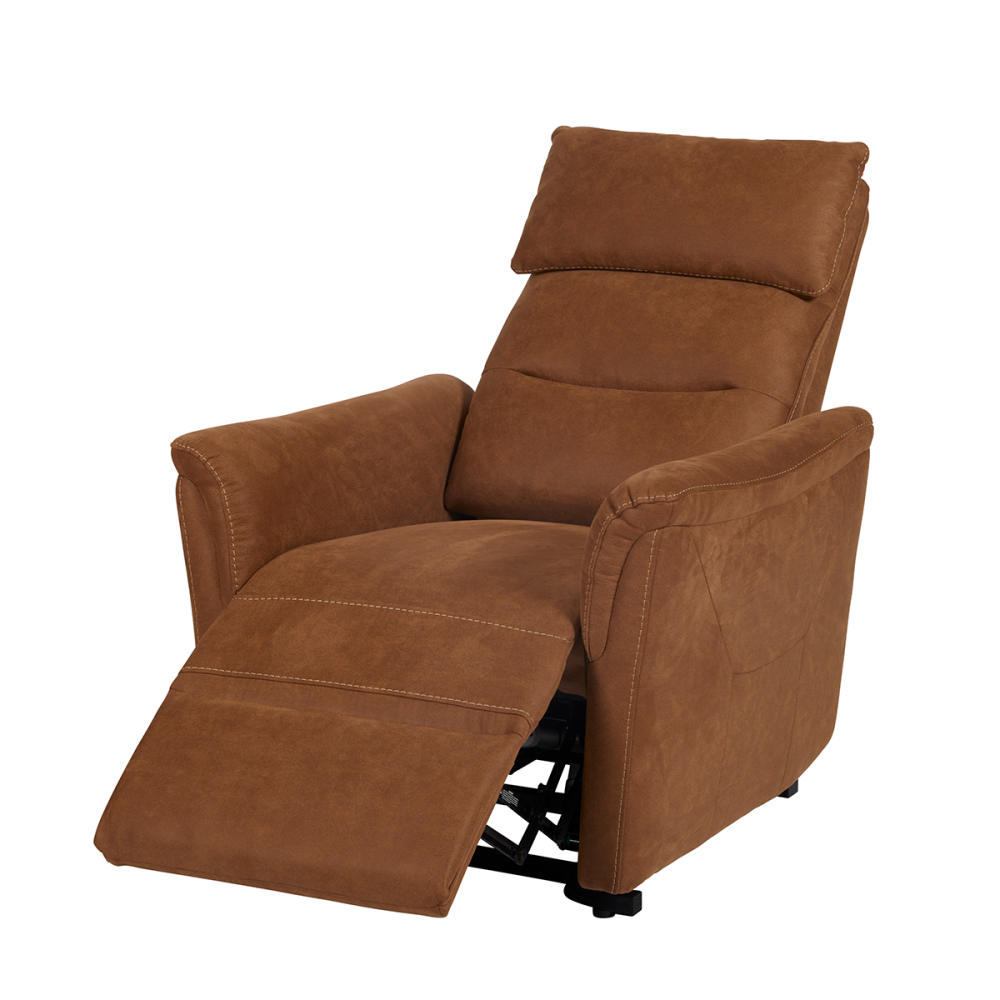 Fauteuil de relaxation Cognac - GRAZAY