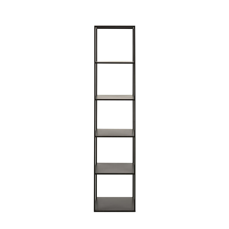 Étagère colonne Métal Noir BROOKLAND - Petits meubles et Rangement