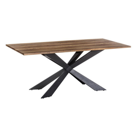 Table de repas 180 cm Bois/Métal - GIDAN