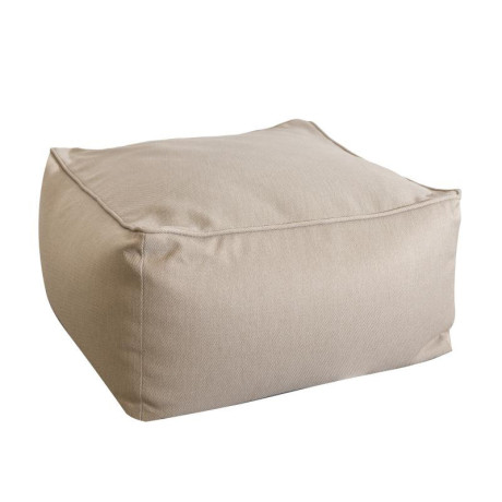 Pouf d'extérieur Tissu Taupe - RICCHI