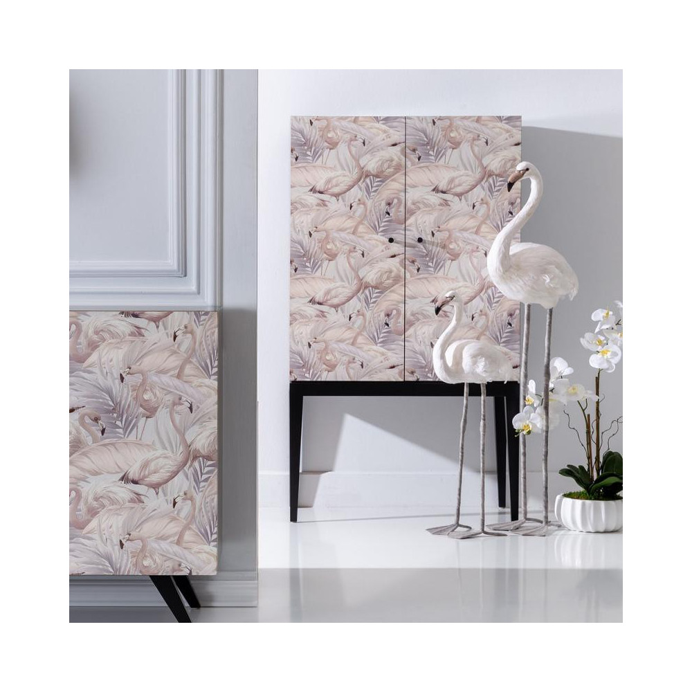 Armoire de salon Flamands Roses/Bois - FLAMENCO