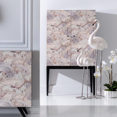 Armoire de salon Flamands Roses/Bois - FLAMENCO