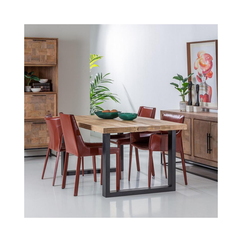 Table de repas rectangulaire 180 cm Bois - LIMAYA