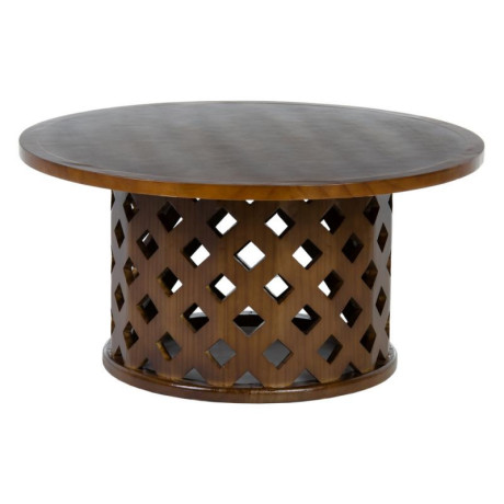 Table basse ronde Bois/Marron- TIMY