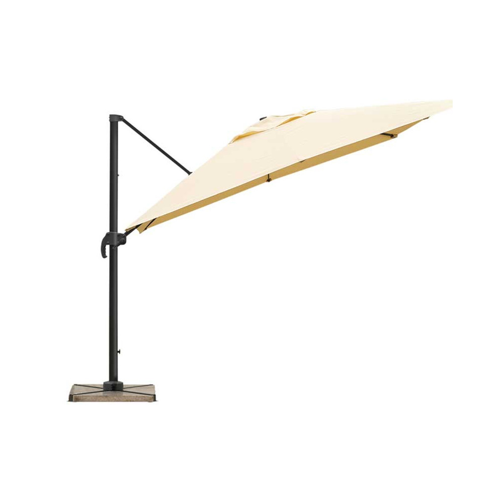 Parasol déporté 3m Beige - INUWA