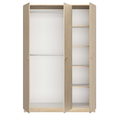 Armoire 3 portes Chêne blond - MAILLE